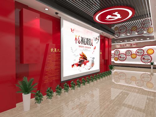 智慧党建展厅 数字创意产品赋能党建内容展示